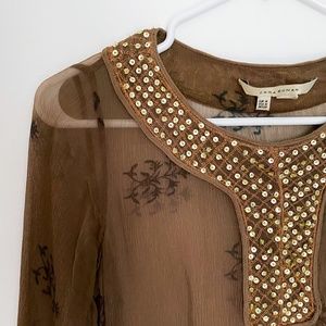 Zara Sequined Bohemian Tunic